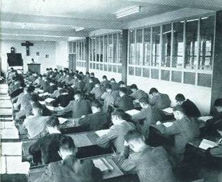 De studiezaal van de leerlingen